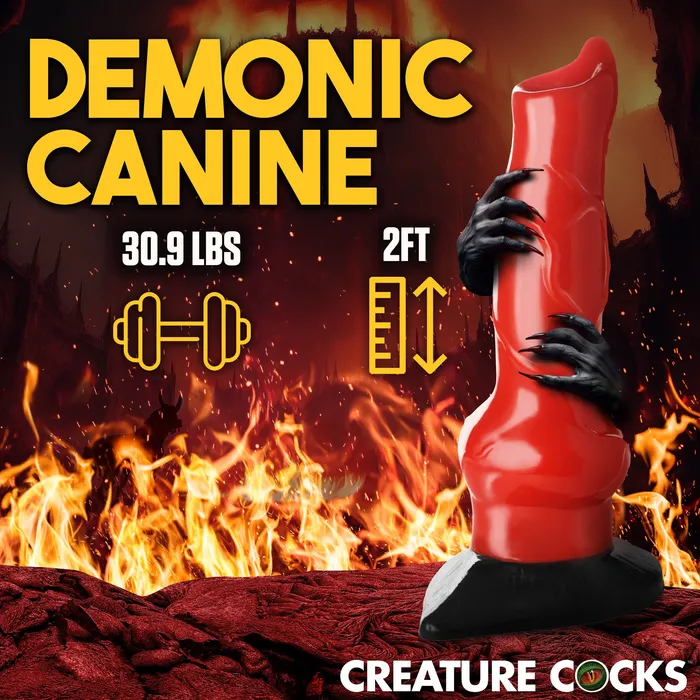 Giant HellHound Canine 2ft Dildo Creature Cocks Dildos