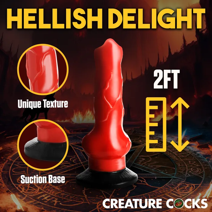 Giant HellHound Canine 2ft Dildo Creature Cocks Dildos