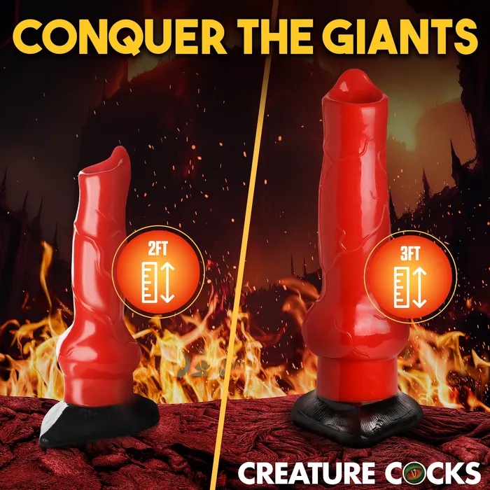 Giant HellHound Canine 2ft Dildo Creature Cocks Dildos