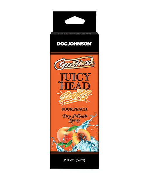 Good Head Male Sex Toys GoodHead Juicy Head Dry Mouth Spray Sour Peach 2oz Good Head Male Sex Toys GoodHead Juicy Head Dry Mouth Spray Sour Peach 2oz