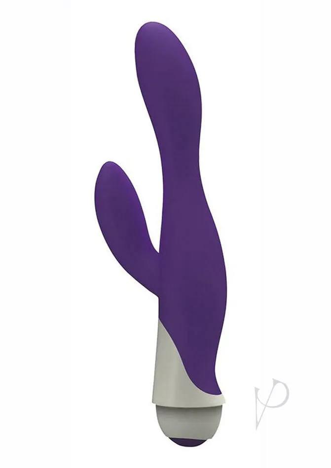 Gossip Vibrators Gossip Serena 7 Speed Silicone Rabbit Vibrator Purple