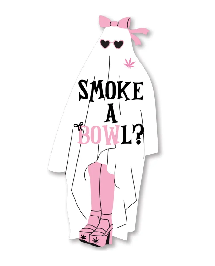 Halloween Smoke Bowl Sticker Pack of 3 Kush Kards Male Sex Toys