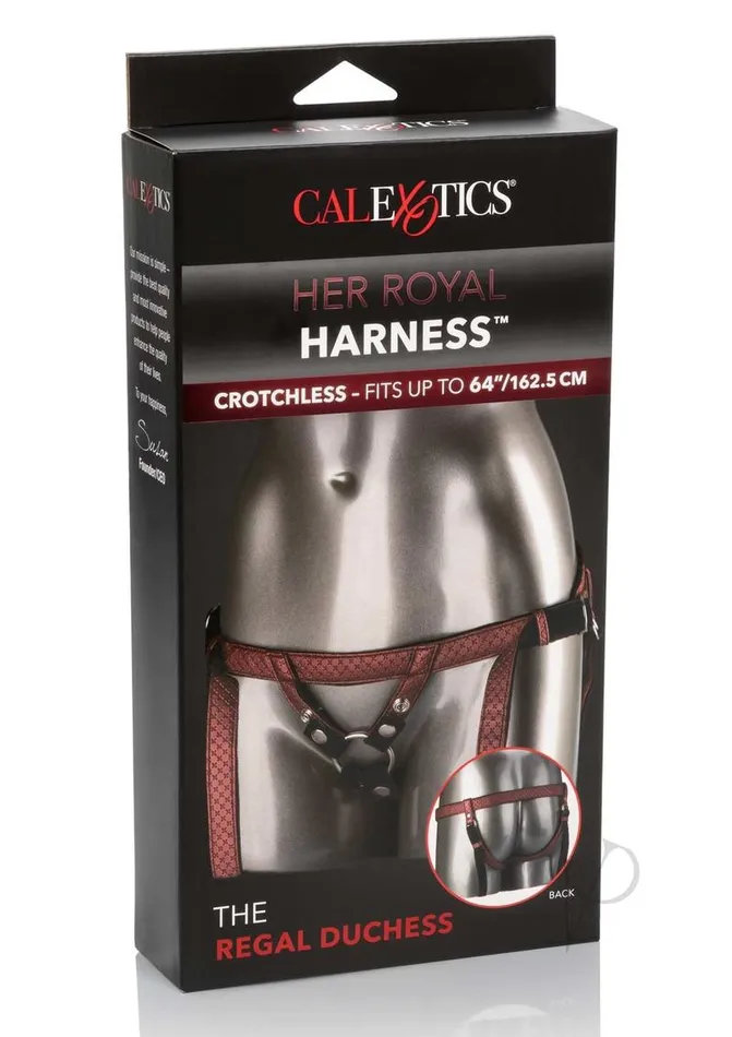 Her Royal Harness Her Royal Harness The Regal Duchess Adjustable Harness Red Female Sex Toys Her Royal Harness Her Royal Harness The Regal Duchess Adjustable Harness Red Female Sex Toys