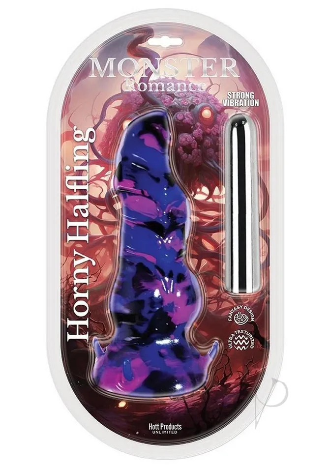 Hott Products Monster Romance Horny Halfling Rechargeable Dong PurpleMulticolor Dildos Hott Products Monster Romance Horny Halfling Rechargeable Dong PurpleMulticolor Dildos