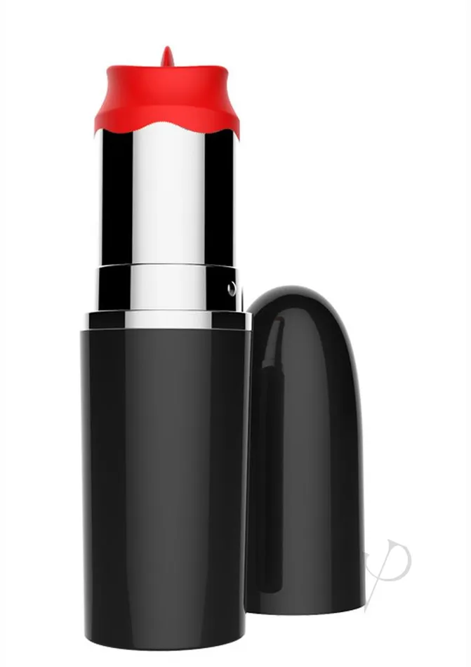 Hott Products Vibrators Lick Stick Lipstick Vibrator BlackRed