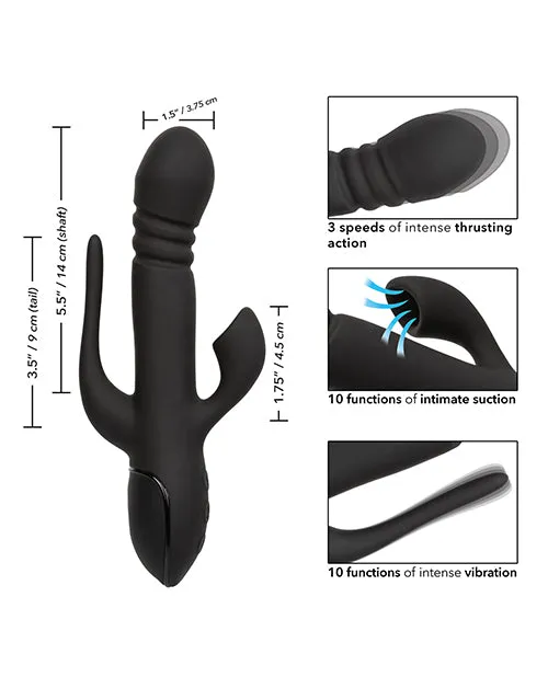 Iii Triple Vibrators III Triple Euphoria Rechargeable Silicone Stimulating Vibrator Black Iii Triple Vibrators III Triple Euphoria Rechargeable Silicone Stimulating Vibrator Black