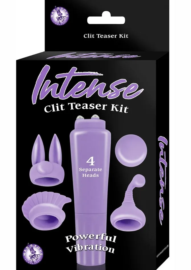 Intense Clit Teaser Kit Mini Vibrator with Silicone Attachments Purple Intense Female Sex Toys Intense Clit Teaser Kit Mini Vibrator with Silicone Attachments Purple Intense Female Sex Toys