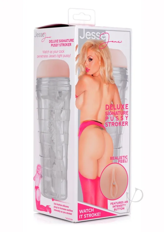 Jesse Jane Jesse Jane Deluxe Signature Pussy Stroker Vanilla Male Sex Toys Jesse Jane Jesse Jane Deluxe Signature Pussy Stroker Vanilla Male Sex Toys