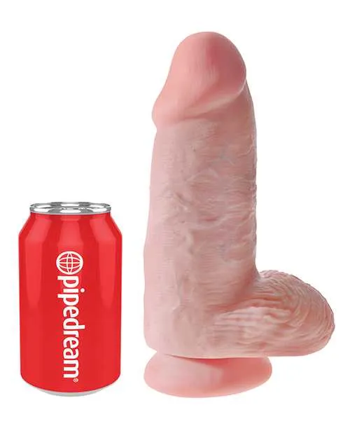 King Cock Dildos King Cock Chubby Dildo 9in Vanilla