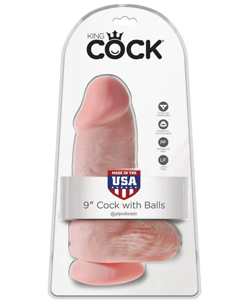 King Cock Dildos King Cock Chubby Dildo 9in Vanilla
