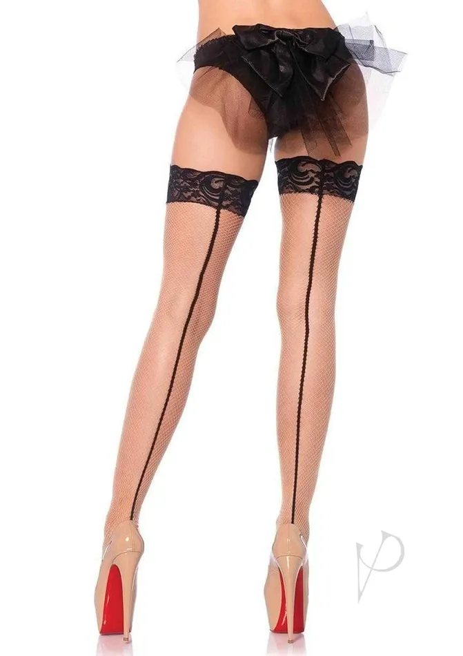 Leg Avenue Stay Up Lace Top Backseam Fishnet Thigh High OS NudeBlack Leg Avenue Anal Leg Avenue Stay Up Lace Top Backseam Fishnet Thigh High OS NudeBlack Leg Avenue Anal