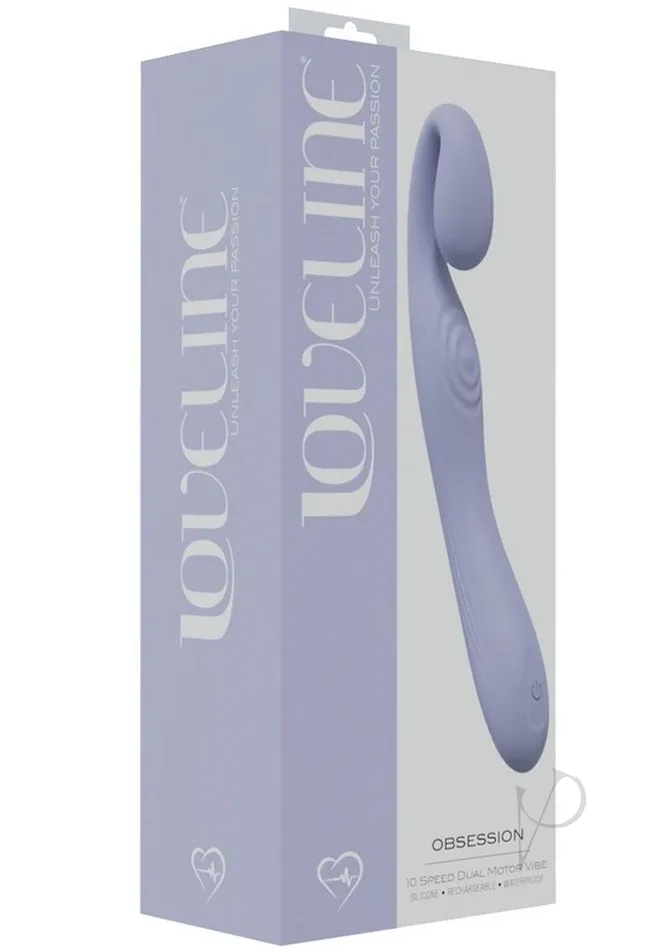 Loveline Female Sex Toys LoveLine Obsession Rechargeable Dual Motor Vibrator Lavender Loveline Female Sex Toys LoveLine Obsession Rechargeable Dual Motor Vibrator Lavender