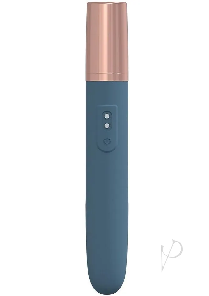 Loveline LoveLine The Traveler Rechargeable 10 Speed Travel Vibrator Blue Holds Lubricant Vibrators Loveline LoveLine The Traveler Rechargeable 10 Speed Travel Vibrator Blue Holds Lubricant Vibrators