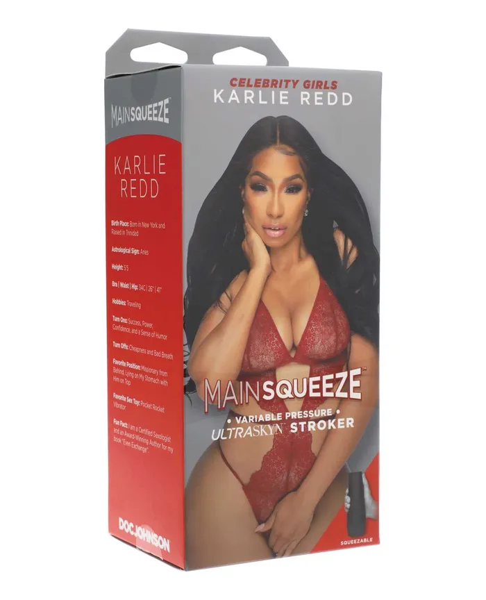 Main Squeeze Male Sex Toys Main Squeeze Celebrity Karlie Redd Ultraskyn Masturbator Pussy Caramel
