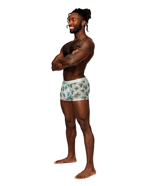 Male Power Sheer Prints Mesh Poly Spandex Seamless Short Flamingo SM Hosiery Male Power Sheer Prints Mesh Poly Spandex Seamless Short Flamingo SM Hosiery