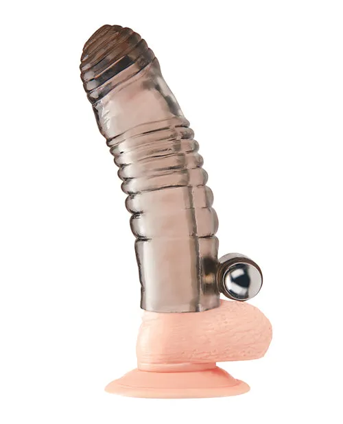 Male Sex Toys Blue Line Cand B Gear Blue Line Vibrating Penis Enhancing Sleeve Extension 525in Smoke Male Sex Toys Blue Line Cand B Gear Blue Line Vibrating Penis Enhancing Sleeve Extension 525in Smoke