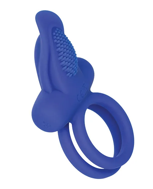 Male Sex Toys Couples Enhancers CalExotics Silicone Rechargeable Dual Pleasure Enhancer Cock Ring Blue Male Sex Toys Couples Enhancers CalExotics Silicone Rechargeable Dual Pleasure Enhancer Cock Ring Blue