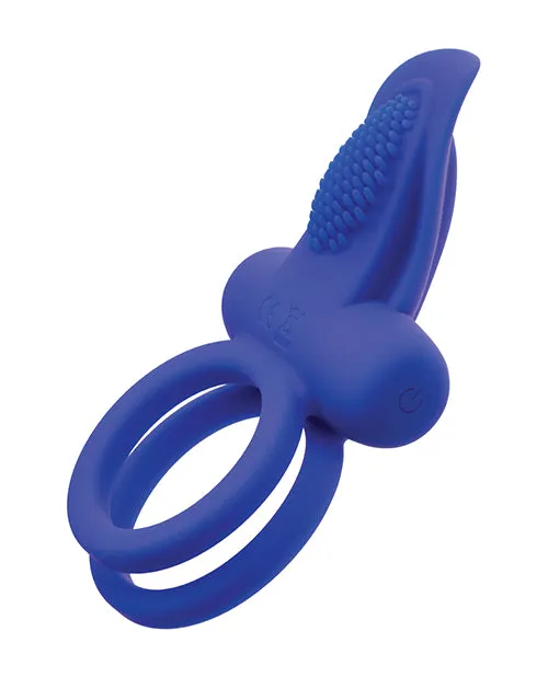 Male Sex Toys Couples Enhancers CalExotics Silicone Rechargeable Dual Pleasure Enhancer Cock Ring Blue Male Sex Toys Couples Enhancers CalExotics Silicone Rechargeable Dual Pleasure Enhancer Cock Ring Blue