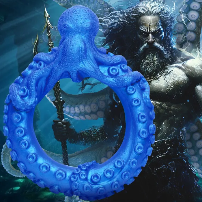 Male Sex Toys Poseidons OctoRing Silicone Cock Ring Creature Cocks
