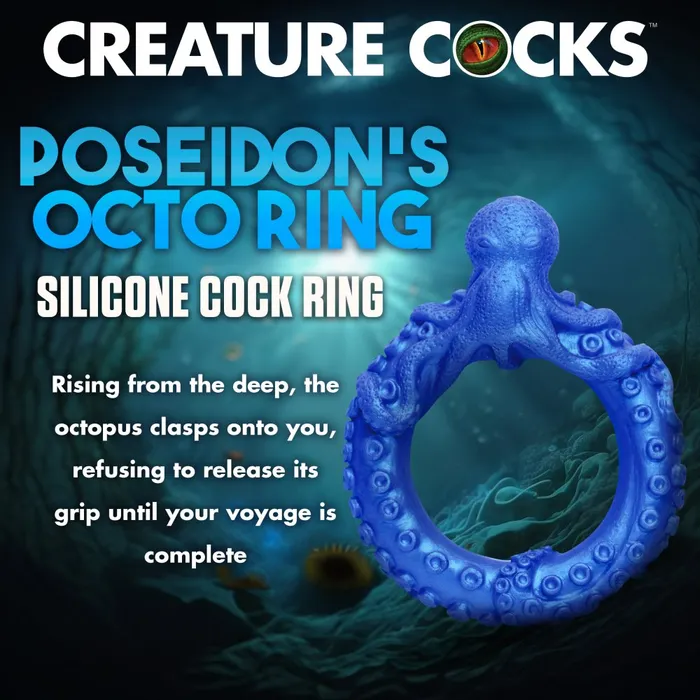 Male Sex Toys Poseidons OctoRing Silicone Cock Ring Creature Cocks