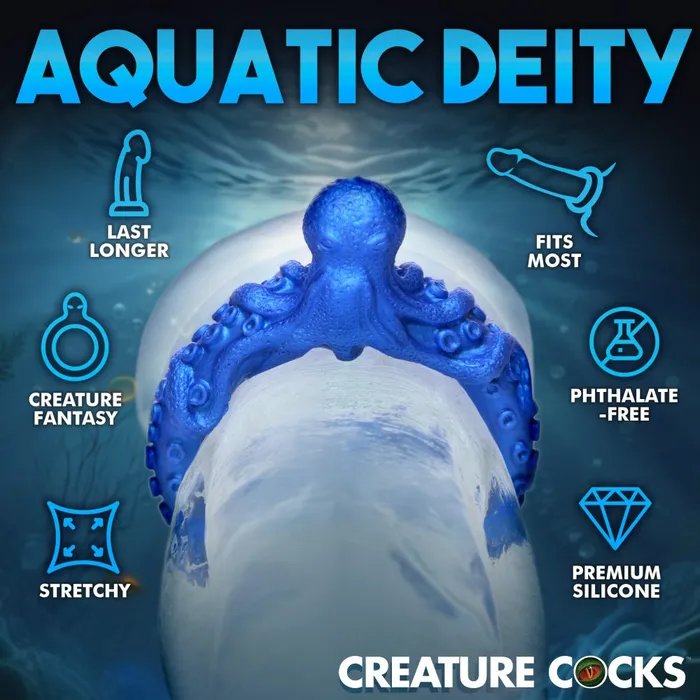 Male Sex Toys Poseidons OctoRing Silicone Cock Ring Creature Cocks