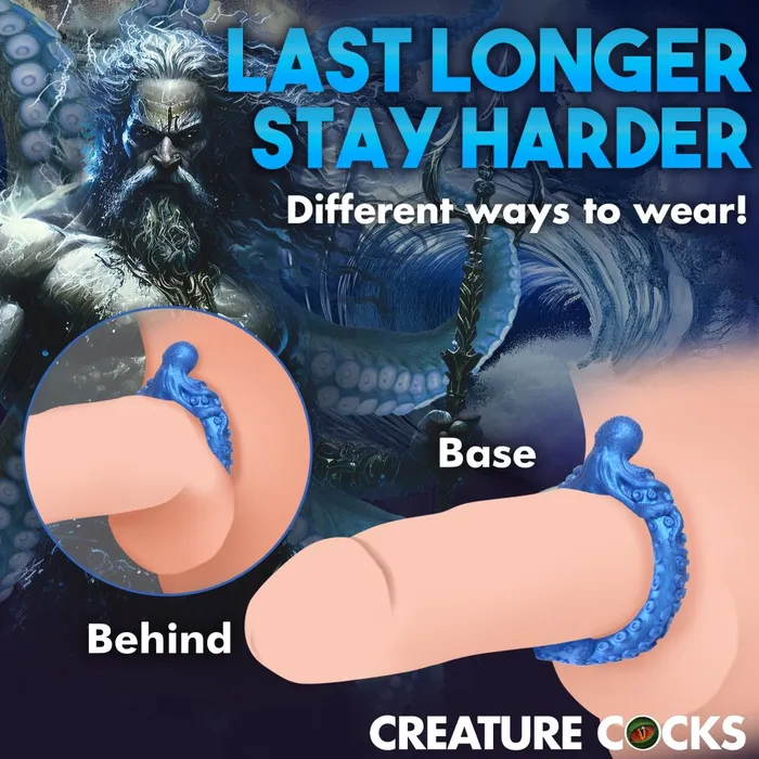 Male Sex Toys Poseidons OctoRing Silicone Cock Ring Creature Cocks