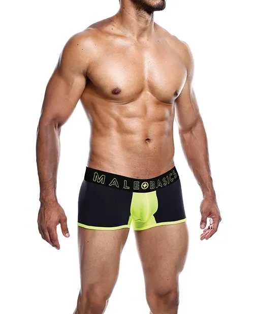 Malebasics Male Sex Toys Male Basics Neon Trunk Yellow SM Malebasics Male Sex Toys Male Basics Neon Trunk Yellow SM