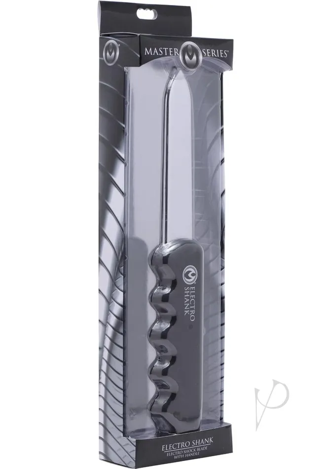 Master Series Electro Shank Electro Shock Blade with Handle Black Master Series Anal Master Series Electro Shank Electro Shock Blade with Handle Black Master Series Anal