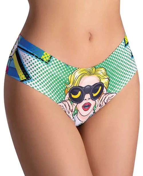 Mememe Vibrators Mememe Comics Curious Girl Printed Slip SM Mememe Vibrators Mememe Comics Curious Girl Printed Slip SM
