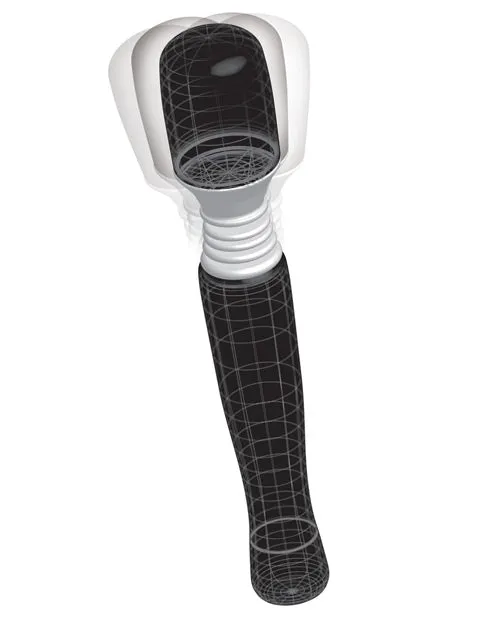Mini Wanachi Wand Massager Black Wanachi Vibrators Mini Wanachi Wand Massager Black Wanachi Vibrators