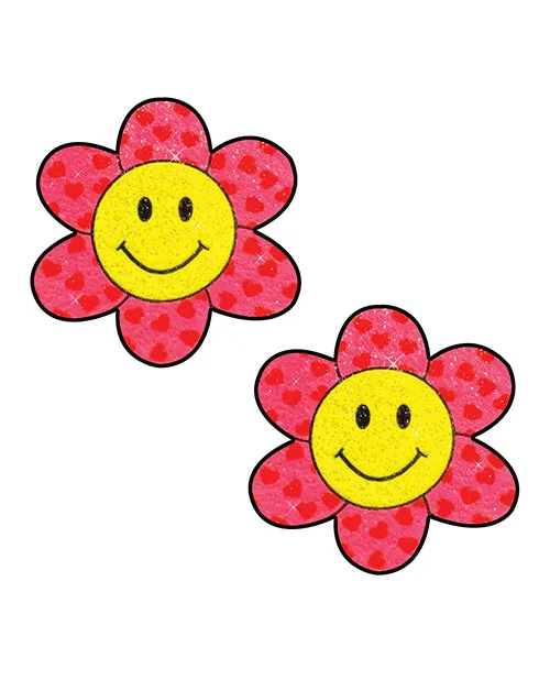 Neva Nude Vibrators Neva Nude Smiley Flower Power Glitter Pasties PinkYellow OS Neva Nude Vibrators Neva Nude Smiley Flower Power Glitter Pasties PinkYellow OS