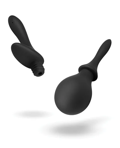 Nexus Anal Douche Set with Silicone Tips Black Nexus Anal