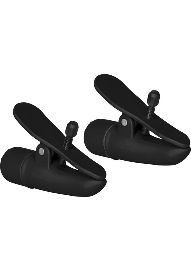 Nipple Play Nipplettes Vibrating Nipple Clamps Black Nipple Play Couples