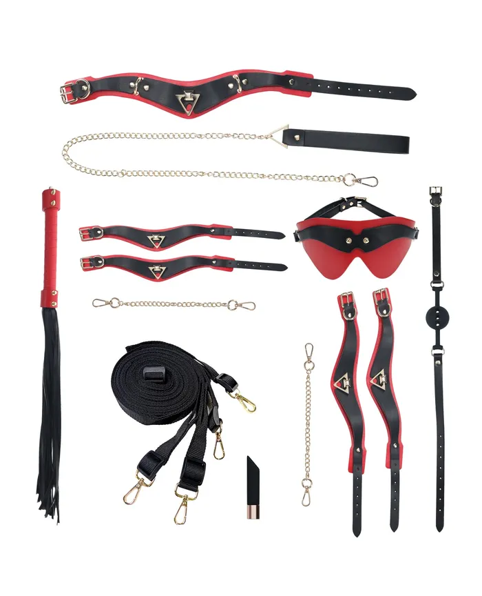 Ouch Anal Ouch Milan Collection Kit with Bag BlackRed Ouch Anal Ouch Milan Collection Kit with Bag BlackRed