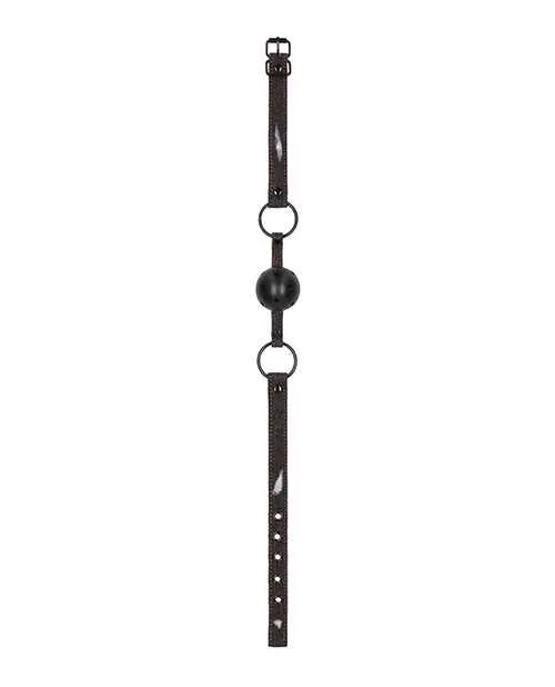 Ouch Anal Shots Ouch Breathable Ball Gag wDenim Straps Black Ouch Anal Shots Ouch Breathable Ball Gag wDenim Straps Black