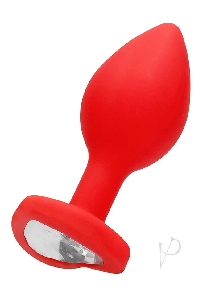 Ouch Diamond Heart Butt Plug Regular Red Ouch Anal Ouch Diamond Heart Butt Plug Regular Red Ouch Anal