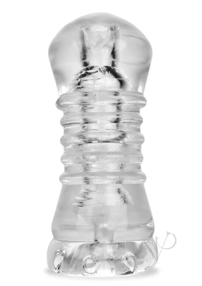 Oxballs Atomic Jock Jerk Masturbator Clear Oxballs Male Sex Toys
