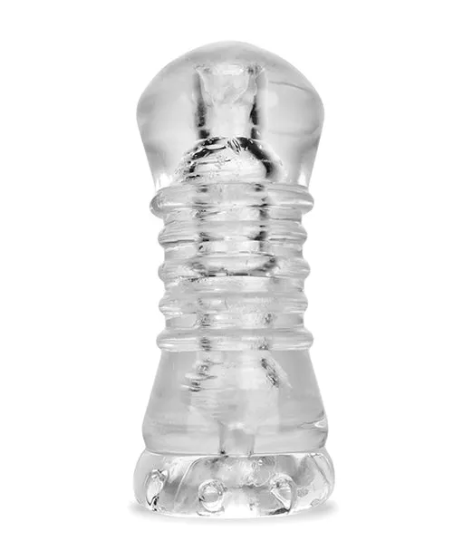 Oxballs Atomic Jock Jerk Masturbator Clear Oxballs Male Sex Toys