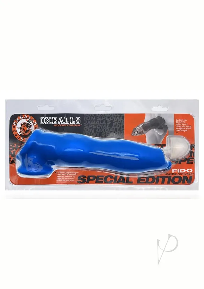 Oxballs Oxballs FIDO BeastShaped Cocksheath with Bullet Teal Female Sex Toys Oxballs Oxballs FIDO BeastShaped Cocksheath with Bullet Teal Female Sex Toys