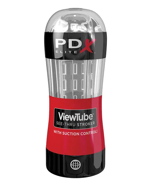PDX Elite ViewTube Stroker Clear Pdx Elite Male Sex Toys PDX Elite ViewTube Stroker Clear Pdx Elite Male Sex Toys