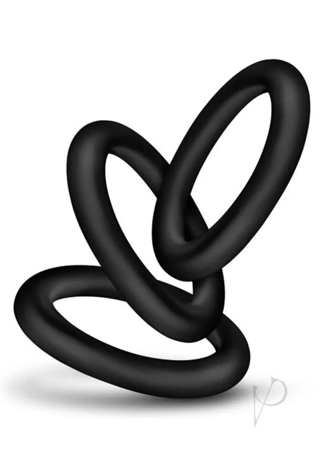 Performance Anal Performance VS2 Pure Premium Silicone Cock Rings Small Black