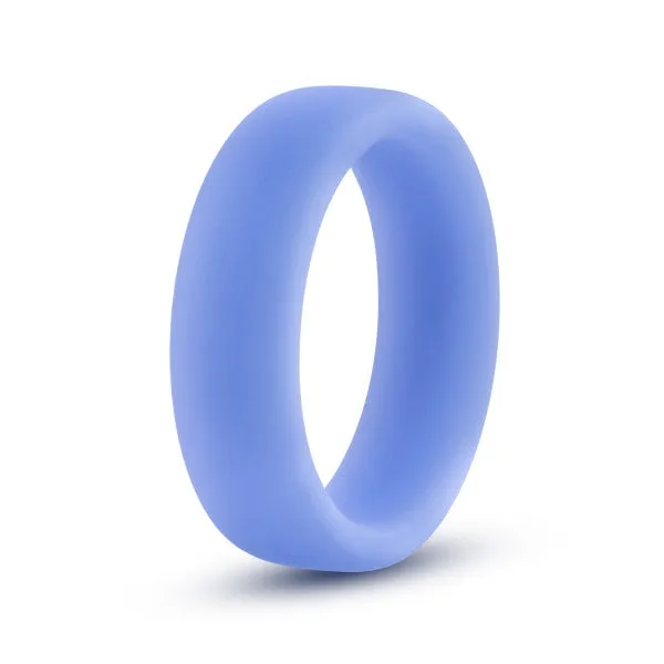 Performance Silicone Glo Cock Ring Blue Glow SimpleeDiscreet Male Sex Toys