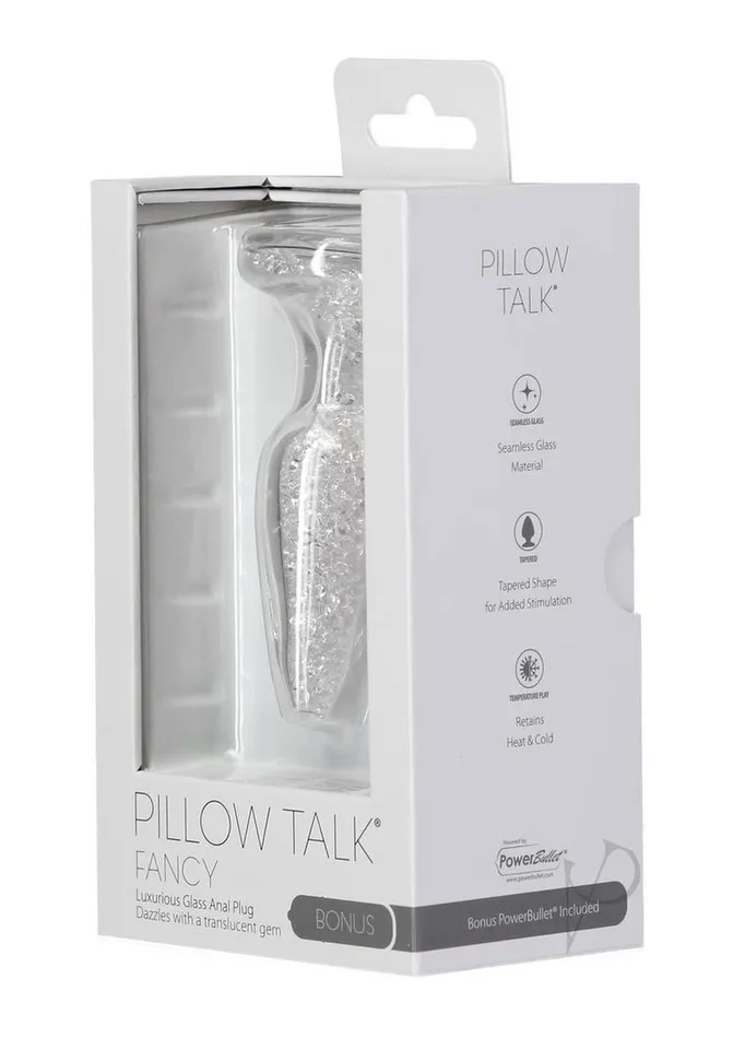 Pillowtalk Anal Pillow Talk Fancy Glass Anal Plug Clear