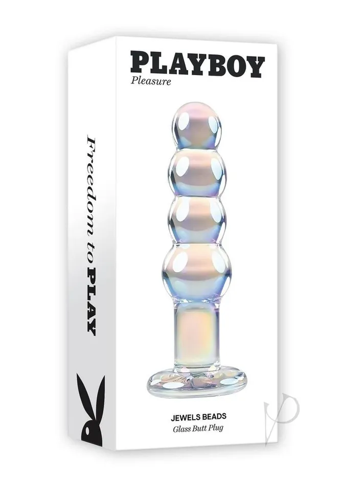 Playboy Jewels Glass Beads Purple Playboy Anal