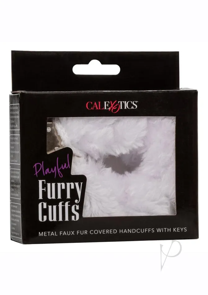 Playful Furry Cuffs White Playful Furry Couples