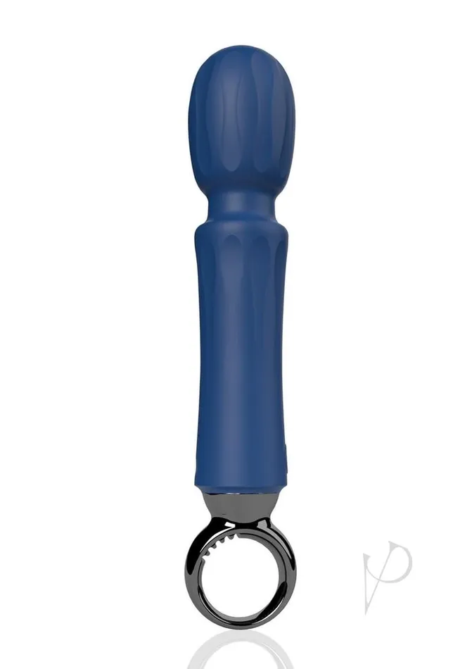 Prim O Female Sex Toys PrimO Rechargeable Silicone Wand Navy Prim O Female Sex Toys PrimO Rechargeable Silicone Wand Navy