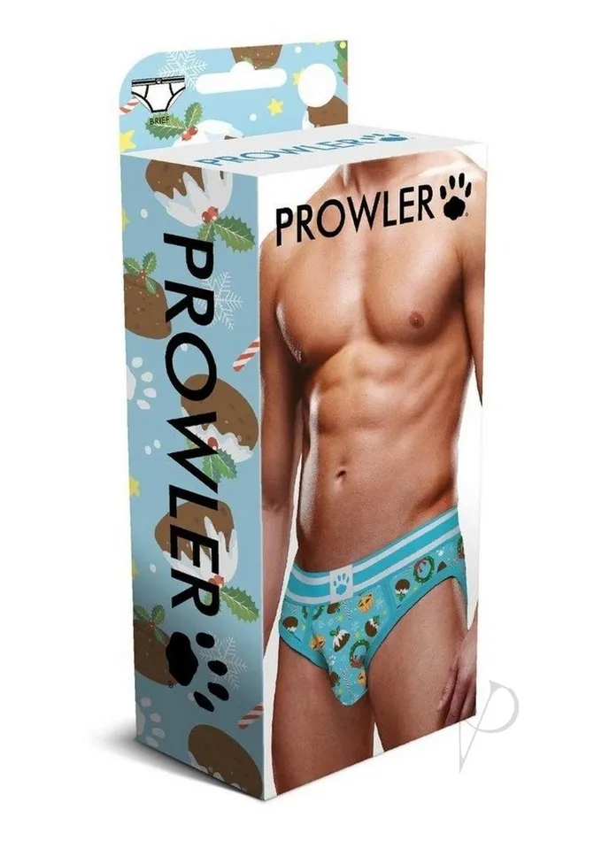 Prowler Christmas Pudding Brief Extra Small BlueWhite Prowler Vibrators