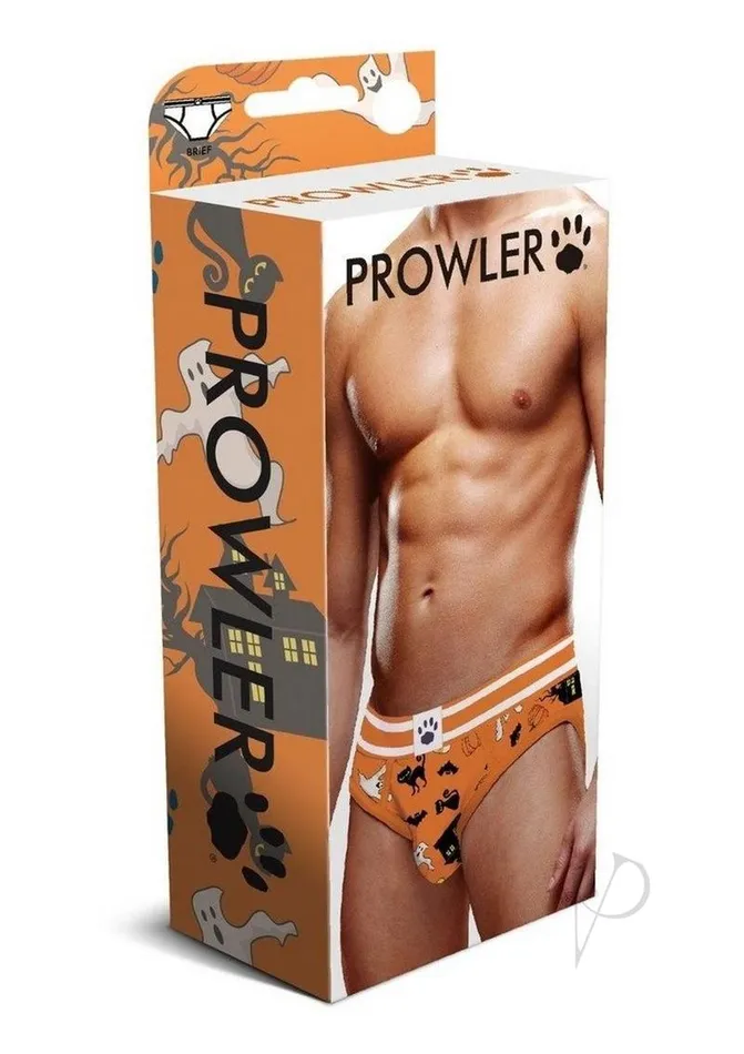Prowler Halloween Brief XLarge OrangeBlack Prowler Anal