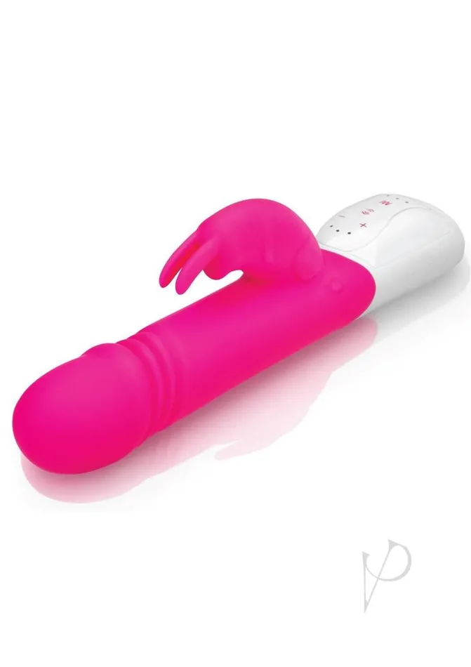 Rabbit Essentials Vibrators Rabbit Essentials Silicone Rechargeable Thrusting Rabbit Vibrator Hot Pink Rabbit Essentials Vibrators Rabbit Essentials Silicone Rechargeable Thrusting Rabbit Vibrator Hot Pink