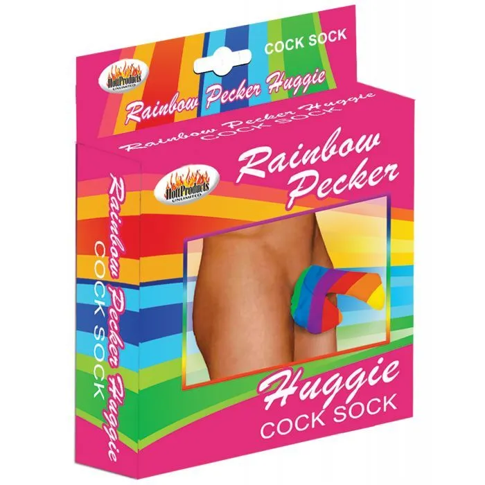 Rainbow Pecker Huggie Sock Hott Anal